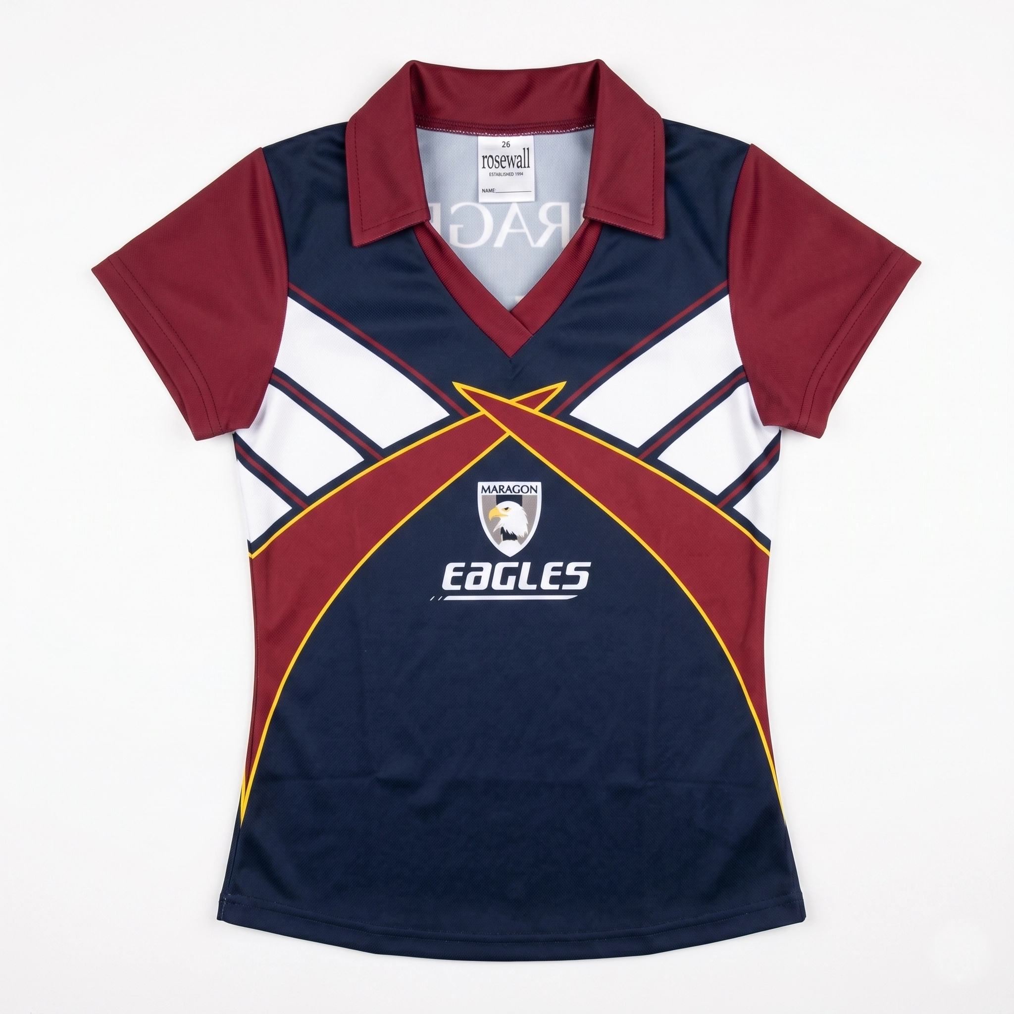 Girls Sports Top Front Girls Sports Shirt - Image 1