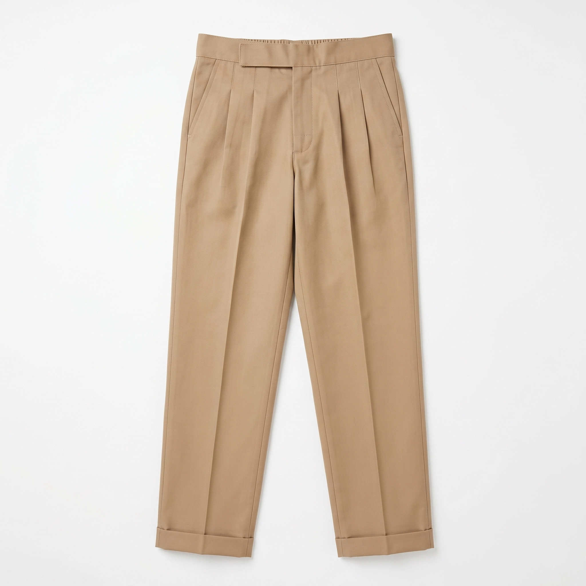 Khaki Trousers 28 Khaki Long Pants - Image 1