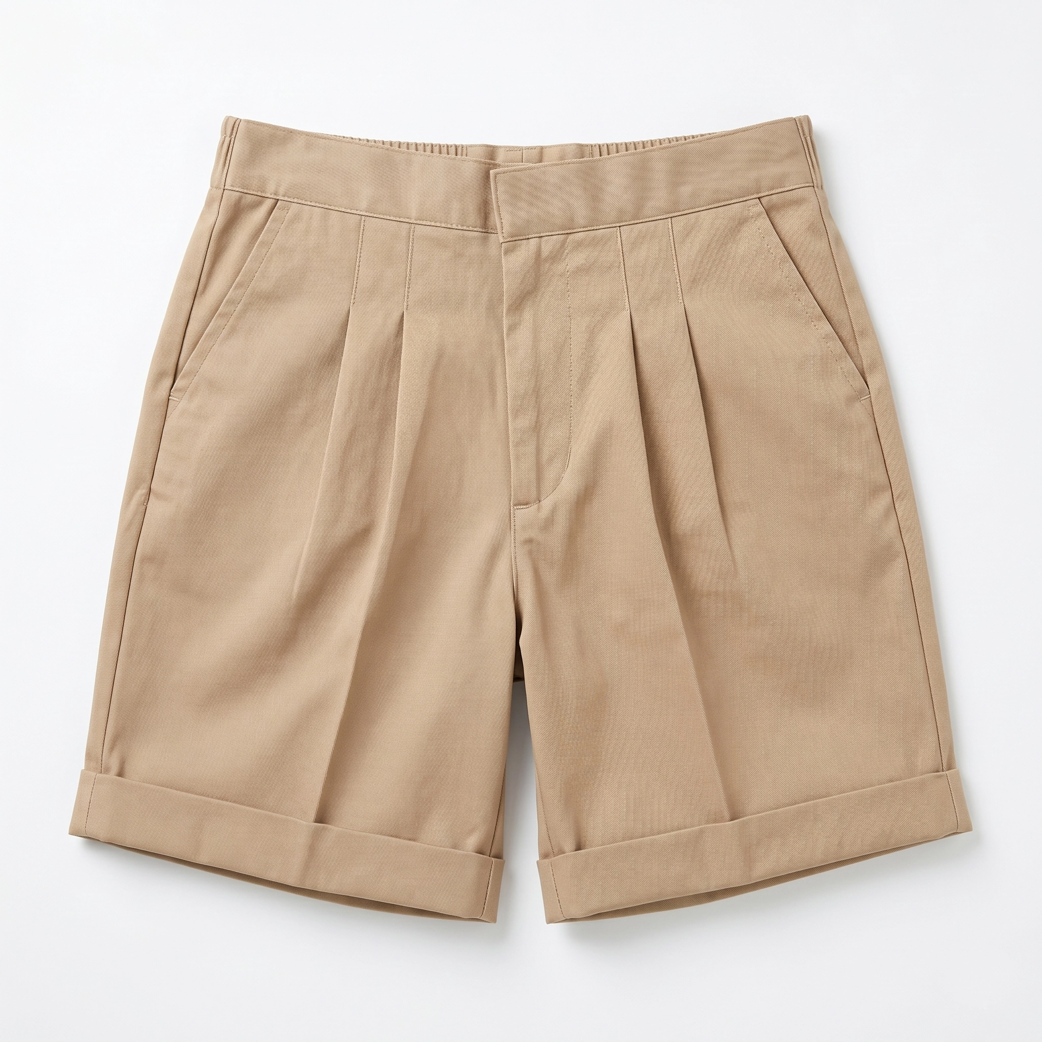 Khaki Trousers Short Khaki Shorts - Image 1